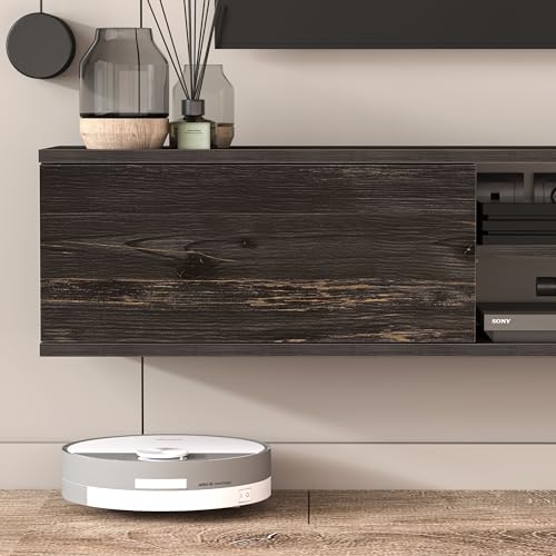 Black Oak Floating TV Stand T21188