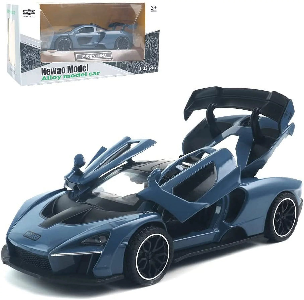 Die-casting Toy Car 1:32 Scale Zinc Alloy Model with Light and Music N678
