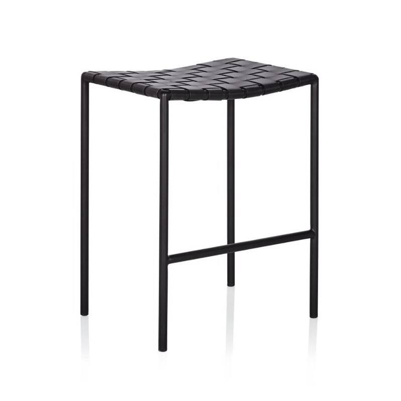Leather Weave Bar Stool J792810