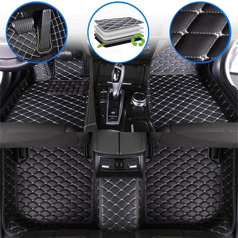 Custom Full Coverage All Weather Non-Slip Leather Car Floor Mats I117