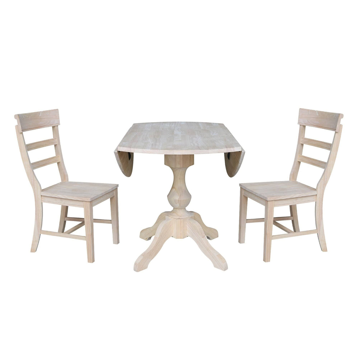 Round Top Pedestal Table with 2 Chairs S1879