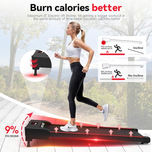Walking Vibration Pad, 2.5HP Low Noise Treadmill J730939