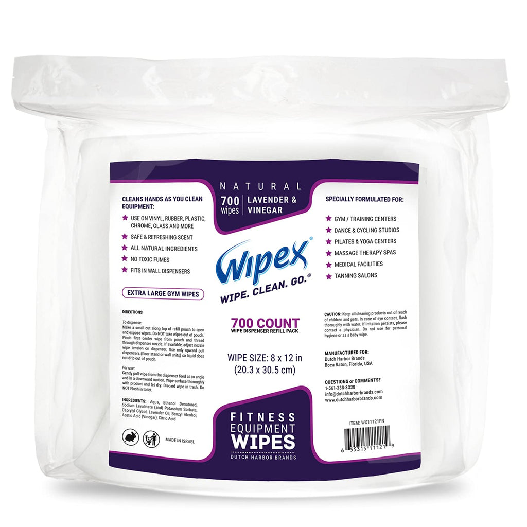 700 Natural Wipes Refill Pack with Vinegar & Lavender Oil, Pack of 2 Y831