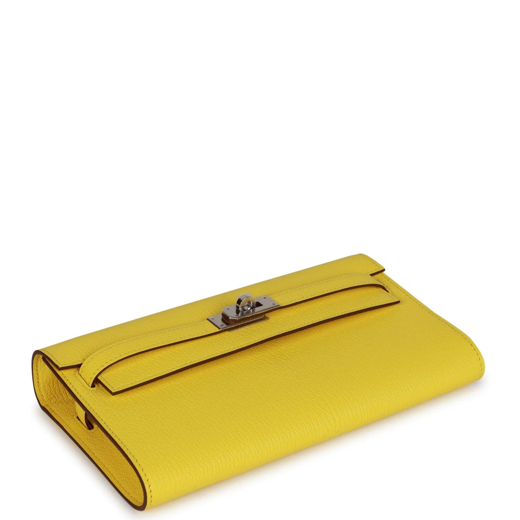 Jaune Citron Chevre Wallet R354