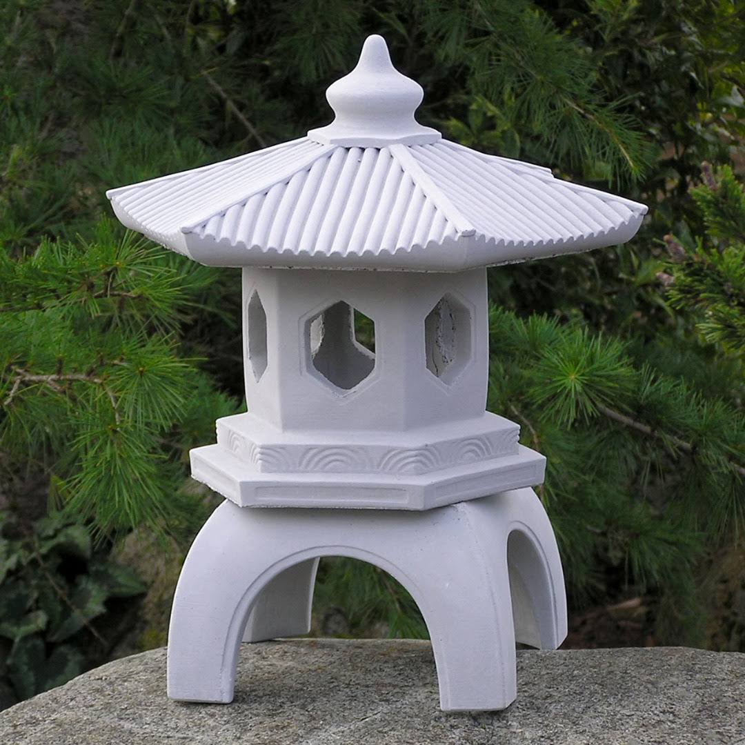 Dark Walnut Pagoda Lantern C168