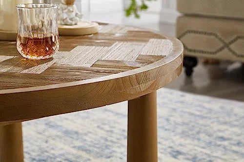 Round Wooden Coffee Table V330
