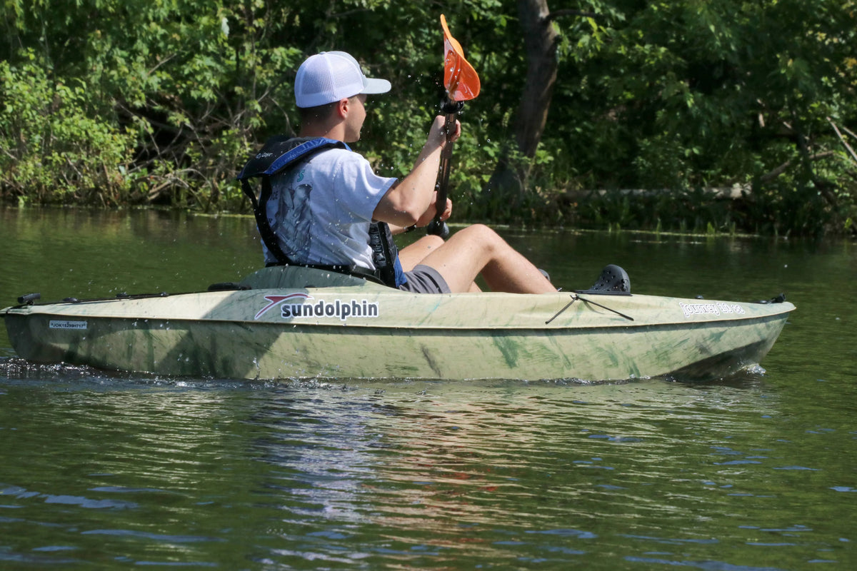 Grass Sit-on Angler Kayak, Paddle Included I913508
