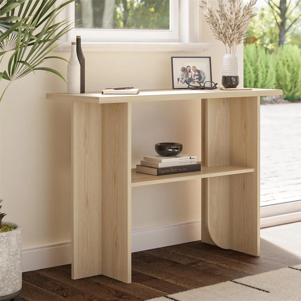 Light Oak Console Table K789