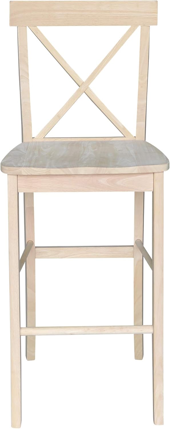 24 inch Pecan Barstool M1827