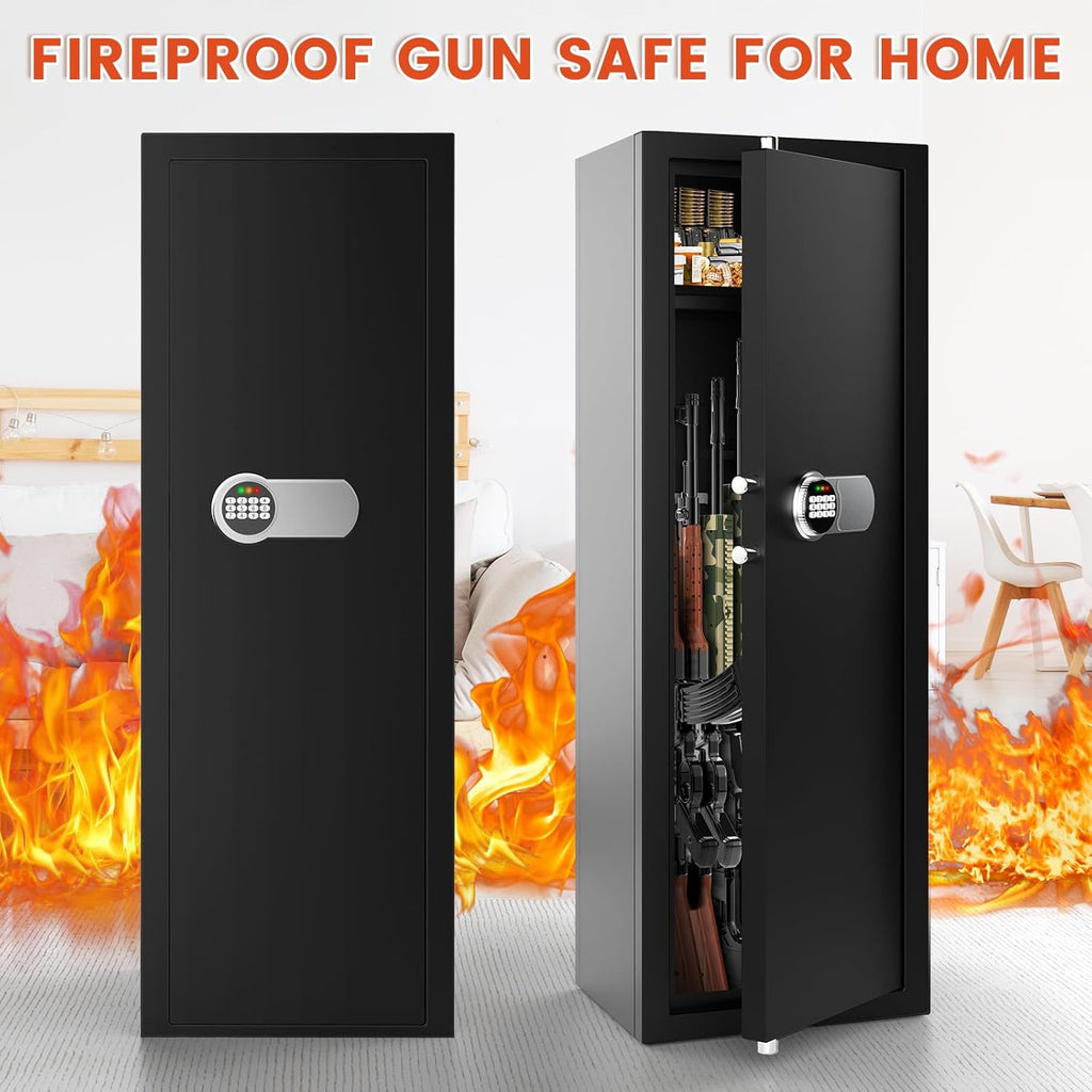 Fireproof Gun Safe with Combination & Spare Keys J72797