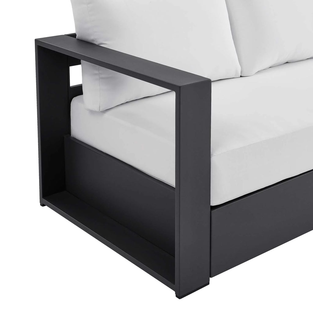 Gray White Aluminum Sofa O191331