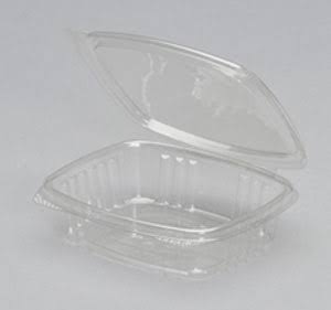 8 oz Clear RPET Plastic Rectangle Food Container R25007