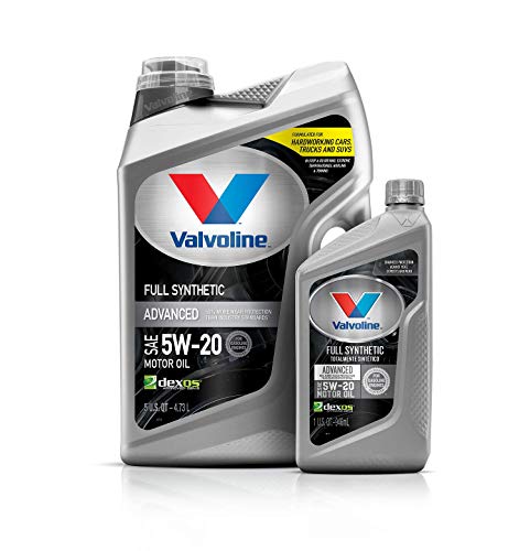 Full Synthetic SAE 0W-20 Motor Oil 5 QT U2600