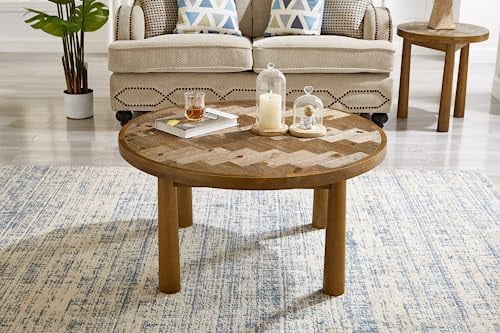 Round Wooden Coffee Table V330