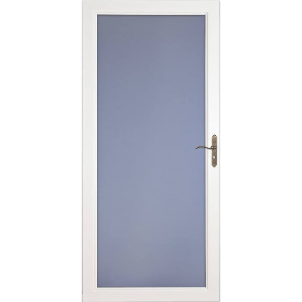 White Full-view Aluminum Storm Door K268