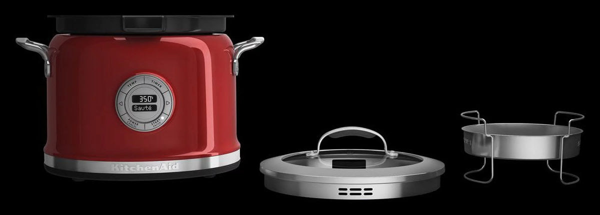 4-Qt All-in-One Multi-Cooker Candy Apple Red H534057