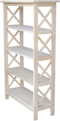 4-Tier X-Sided Bookcase Z5309