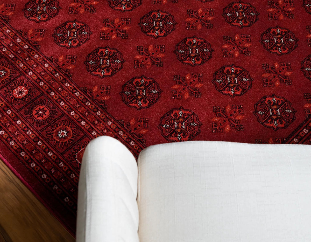 Bokhara Collection Rug 7' x 10' Red Low Rug A84010