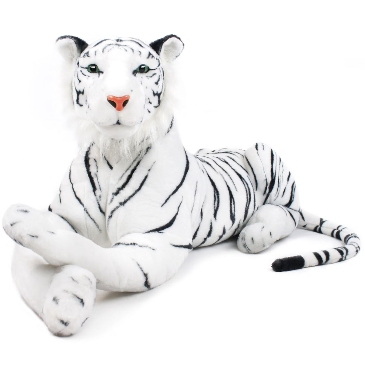 White Siberian Tiger Stuffed Animal Plush Cat Y39769
