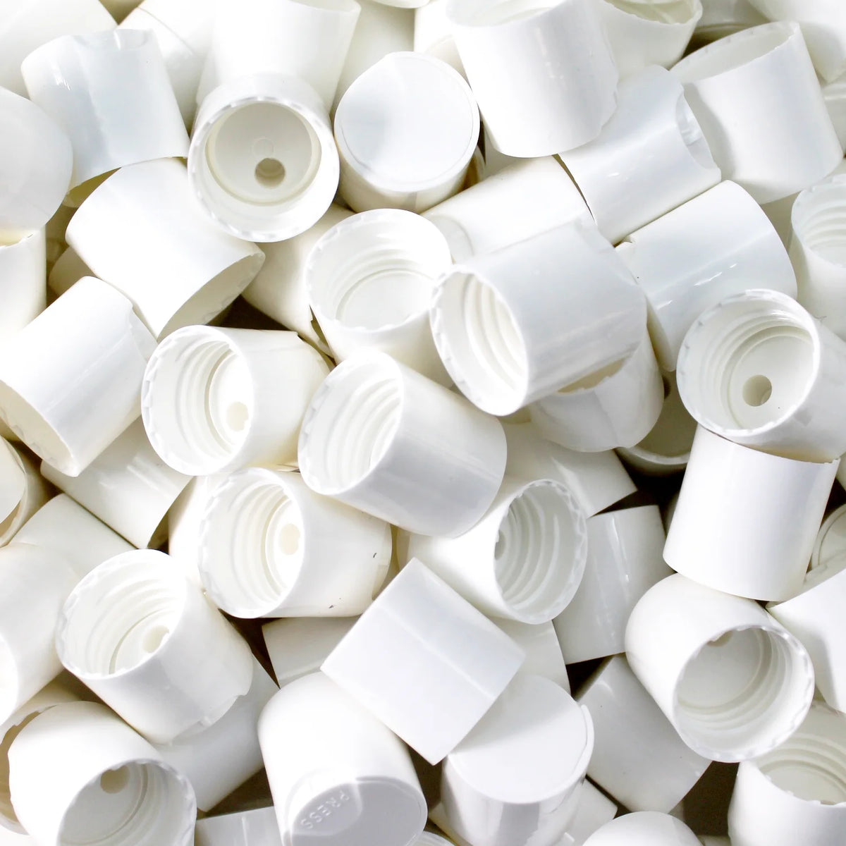 2000 Caps White Disc Top Caps 24/410 E150