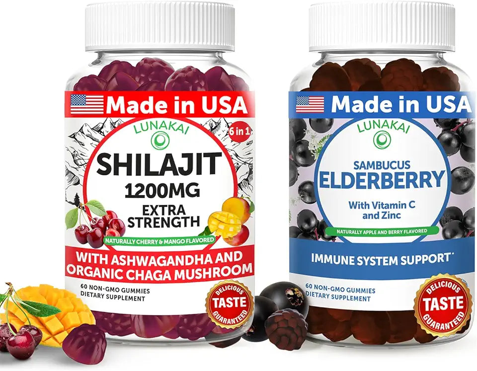 Shilajit & Elderberry Gummies M4801
