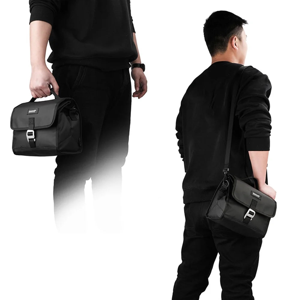 Insulated Folding Bike Handlebar Bag with Rain Cover Y599