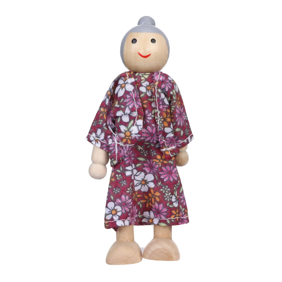Wooden Dolls Family Playset Set of 6 I886