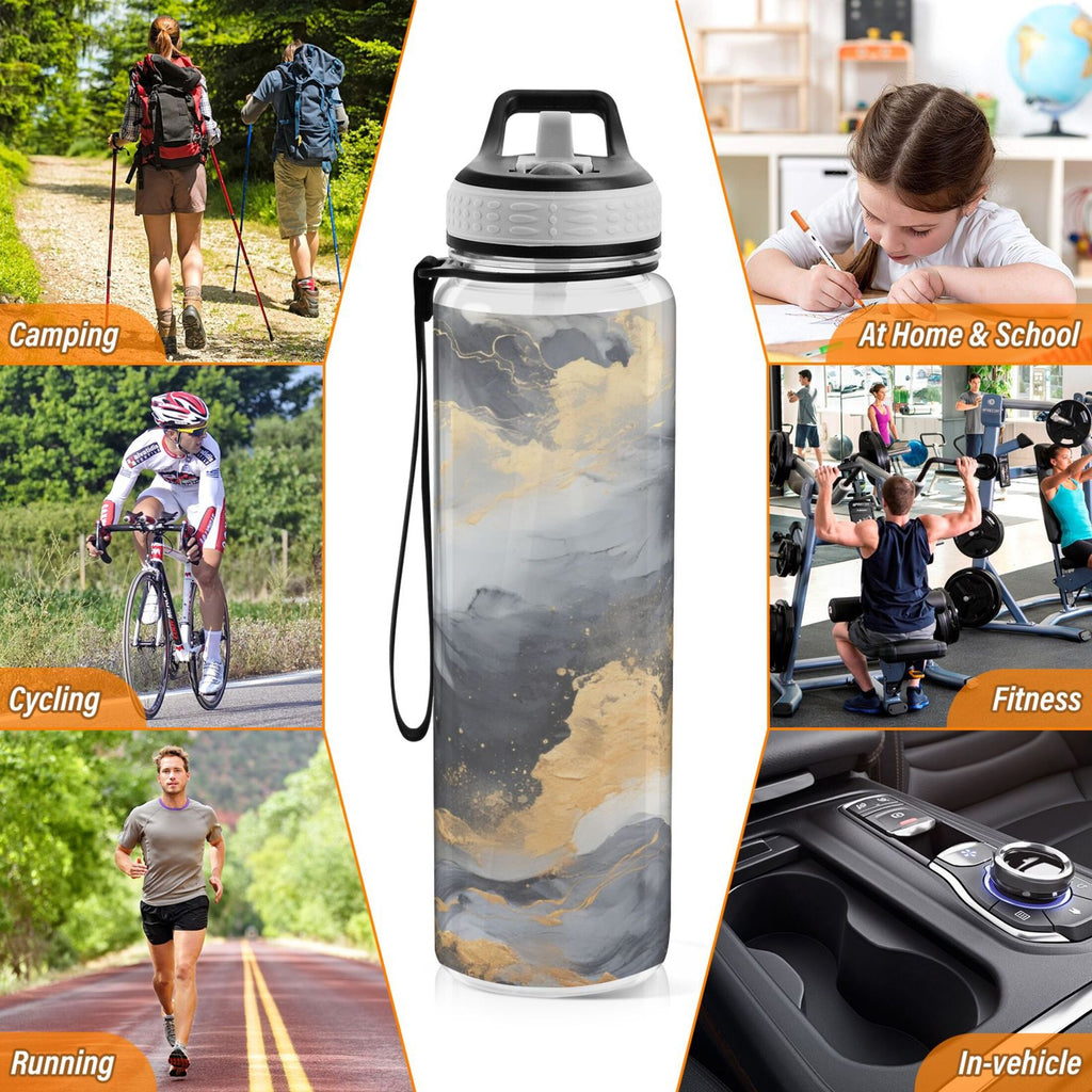 32oz Tritan Leakproof Sports Bottle with Straw Z89012