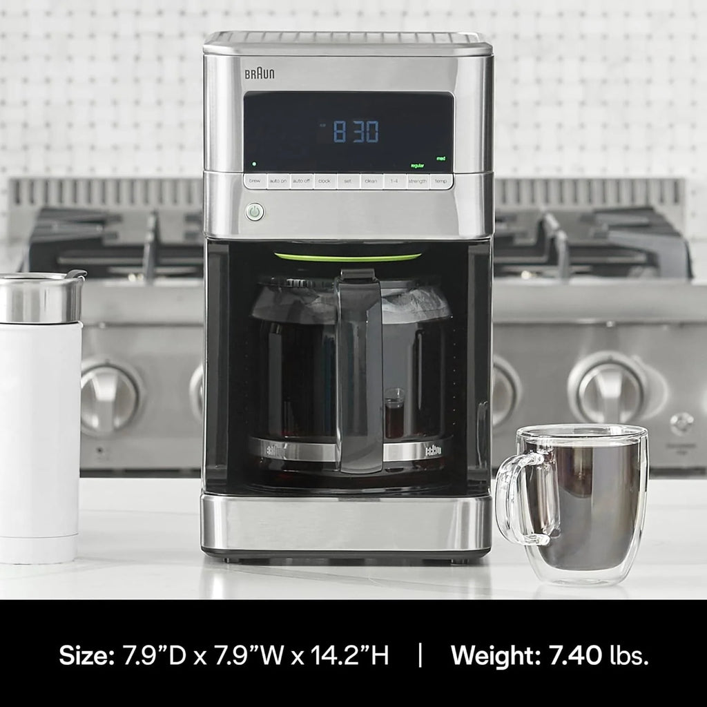 12-Cup Stainless Steel Drip Coffee Maker F5322