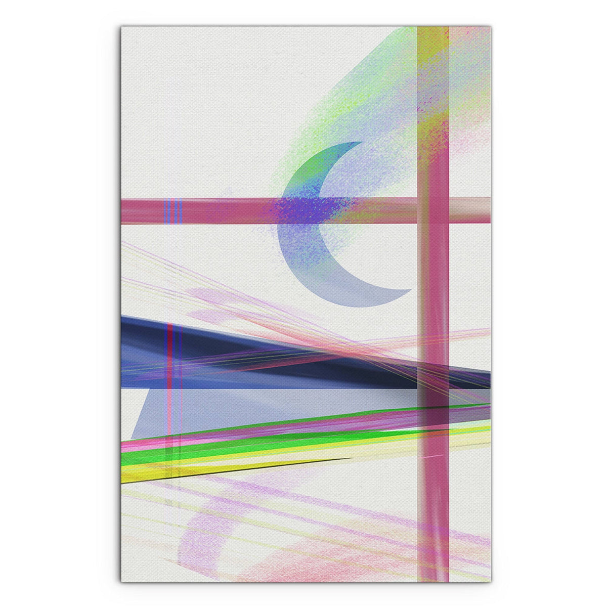 Night Rainbow Matte Canvas in Multi-Color H86210