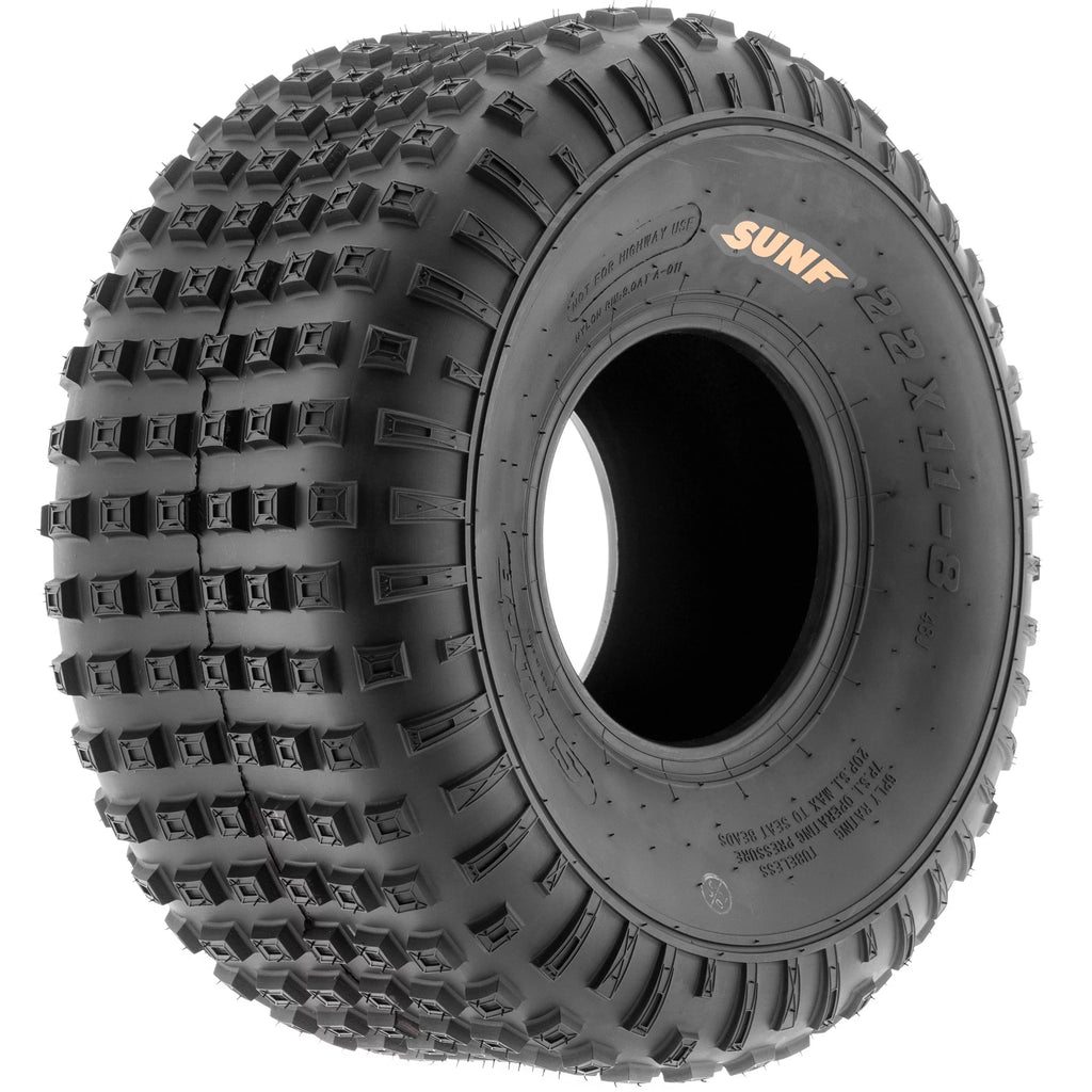 22x11-8 Lawn Mower ATV UTV Tires Set of 4 R358