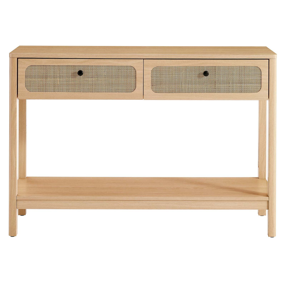 Oak Wood Entryway Console Table W7588