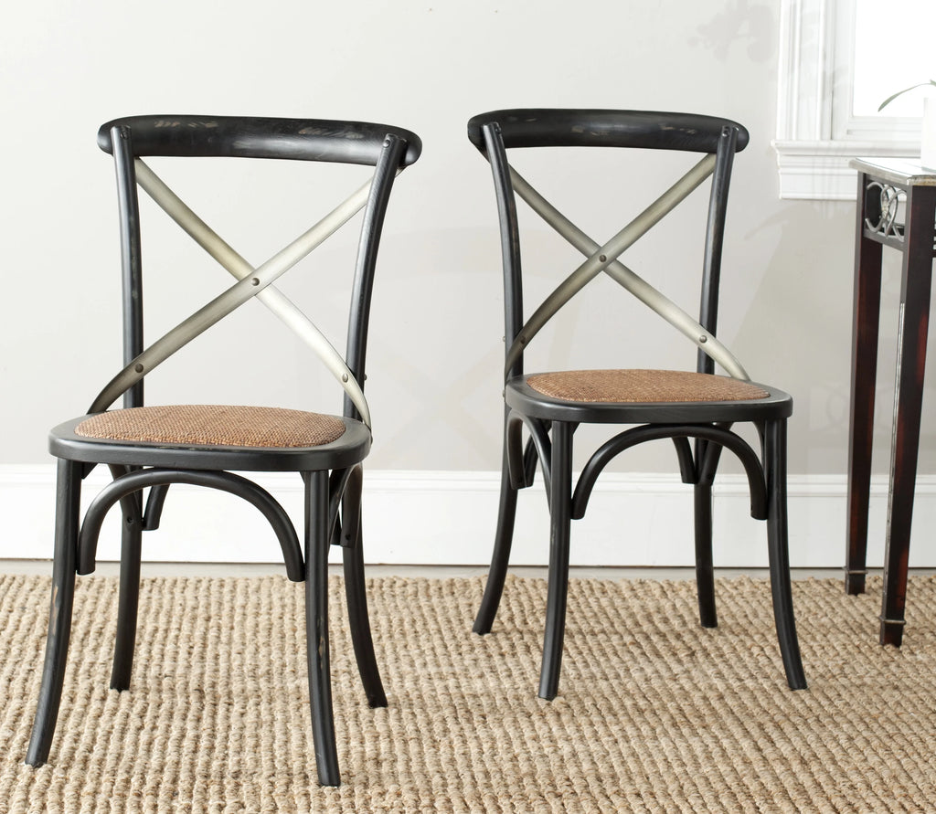 Distressed Hickory Set of 2 Side Chair P180