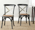 Distressed Hickory Set of 2 Side Chair P180