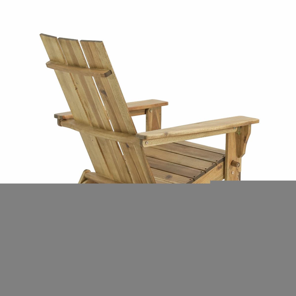 Acacia Wood Foldable Adirondack Chair M104061