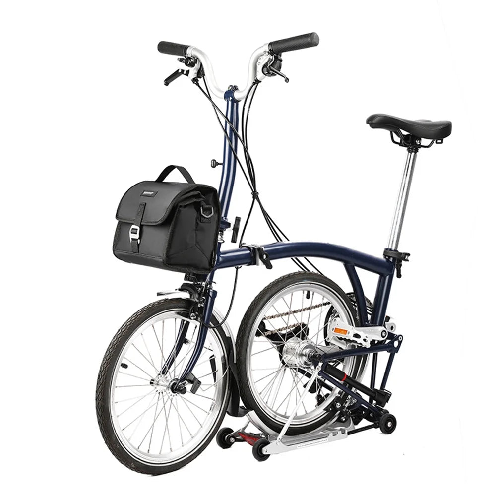 Insulated Folding Bike Handlebar Bag with Rain Cover Y599