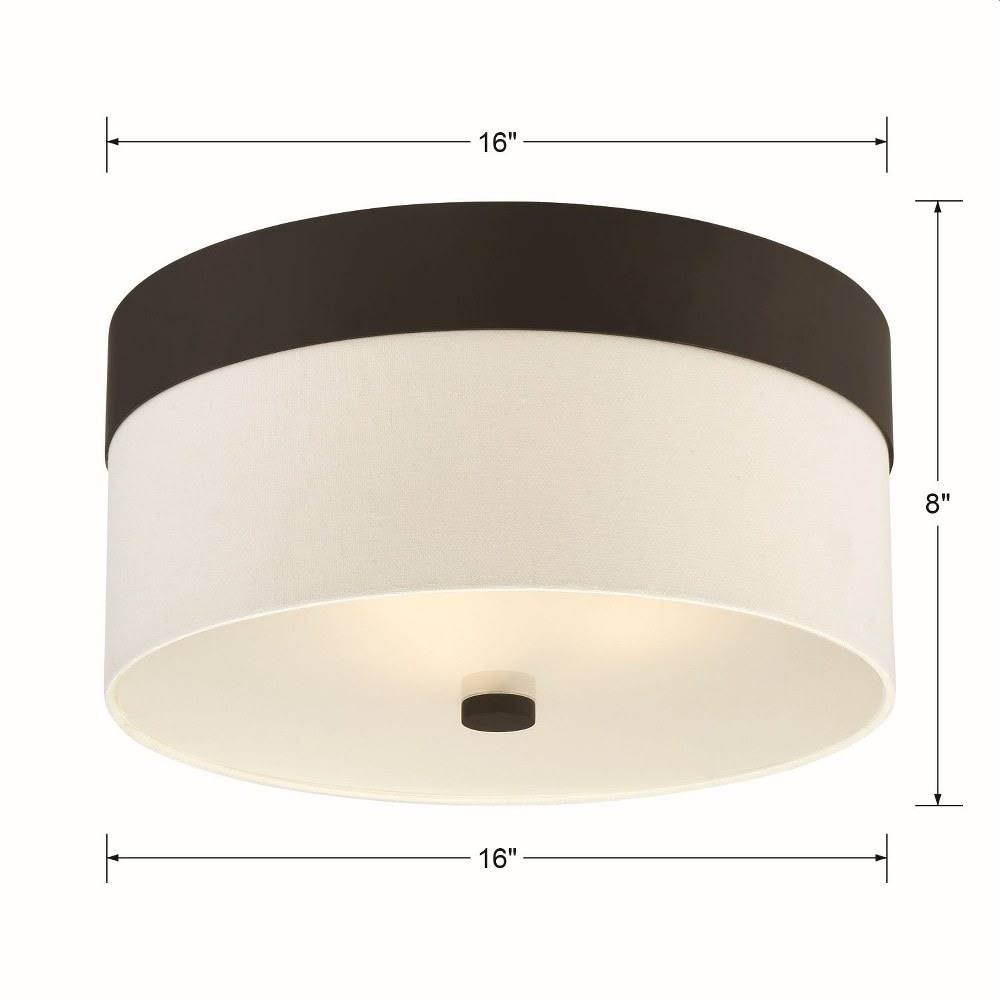 Polished Nickel 3 Light Ceiling Mount Q695