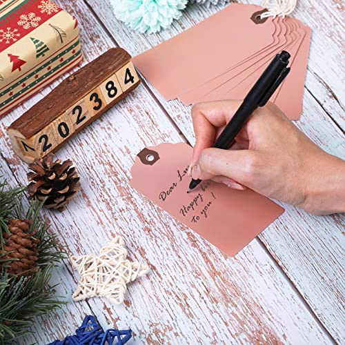 60 Pcs Large Paper Gift Tags with String O710162