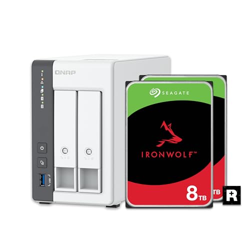 2-Bay 2.5GbE Desktop NAS with 4GB DDR4 RAM F298954
