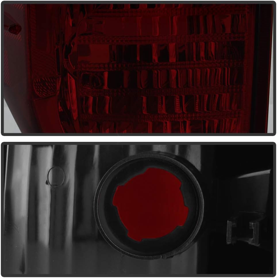 Red Smoked Tail Lights for Toyota Tundra Pickup Truck Z700