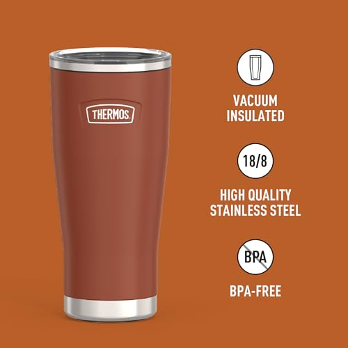 Stainless Steel Cold Tumbler with Slide Lock, 24 Ounce Y367
