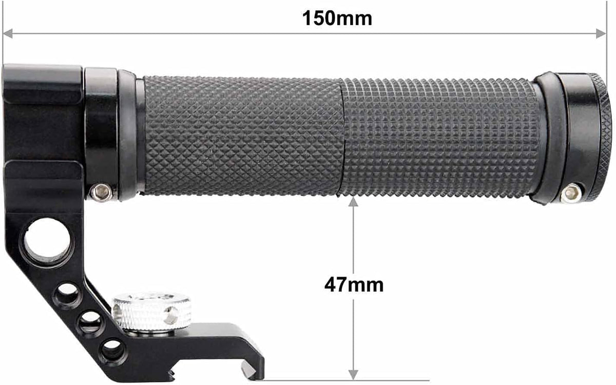 Rubber Top Handle with NATO Rail and 3-Cold Shoe H32435