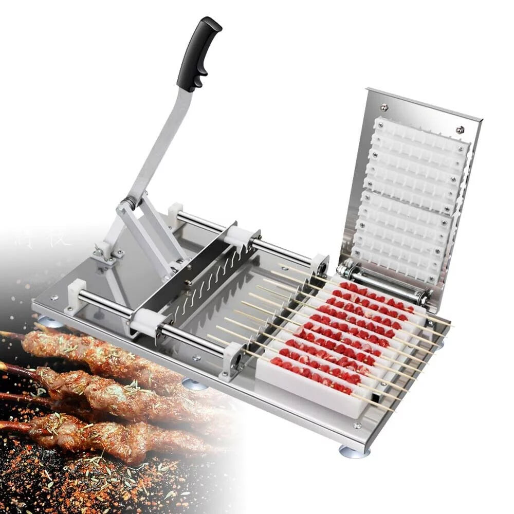Manual Meat Skewer 10 Strings BBQ Tool E22140