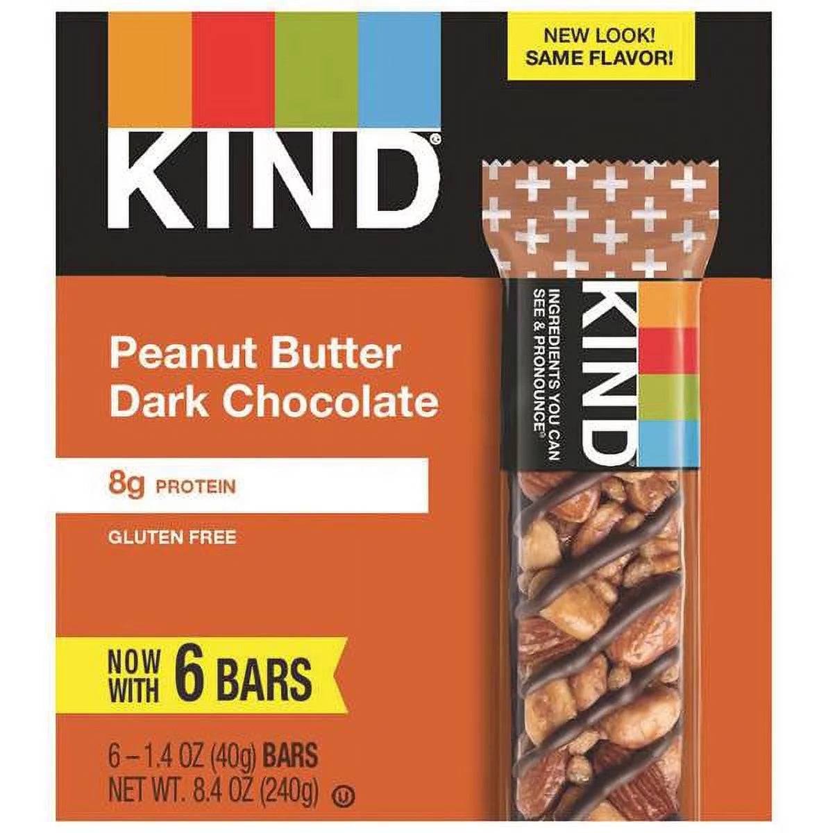 Peanut Butter Dark Chocolate Bars Pack of 10 N94987