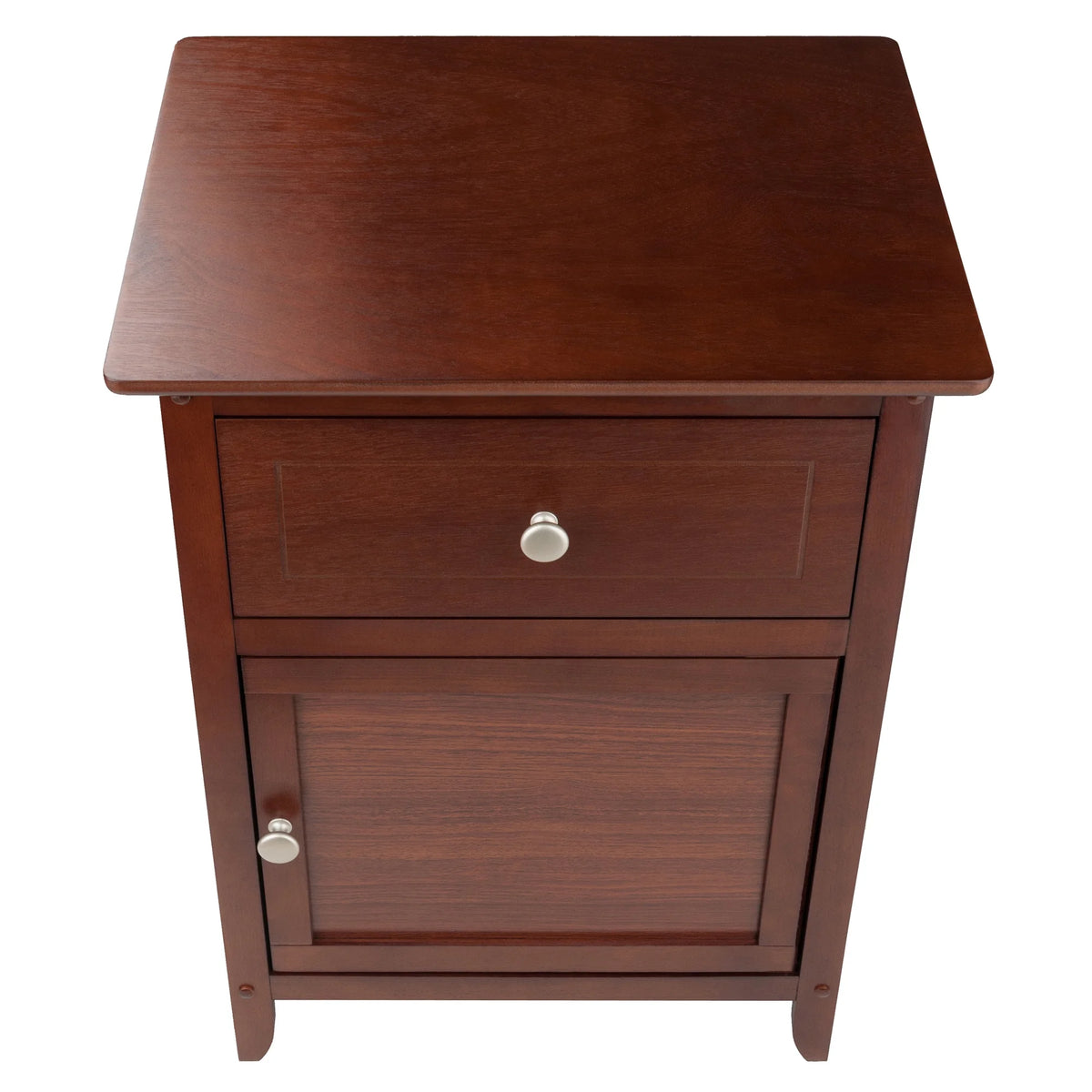 Walnut Finish Accent Table Nightstand W90307