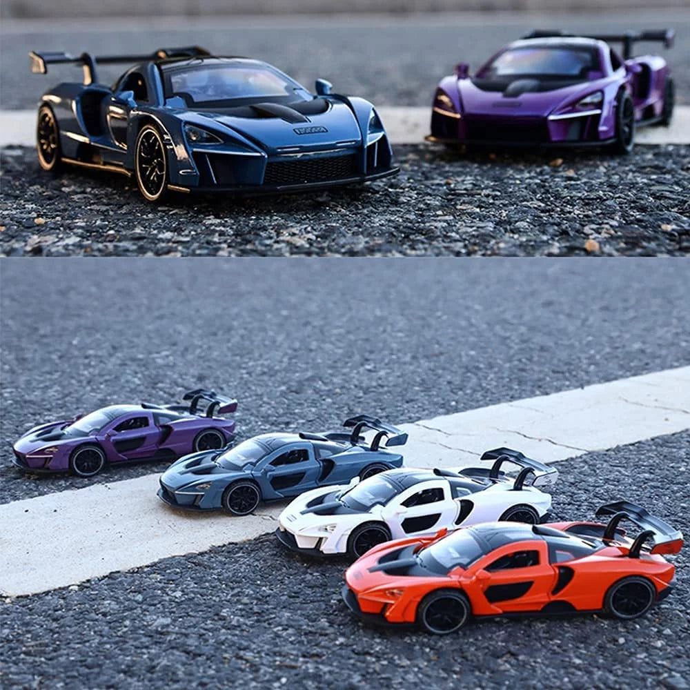 Die-casting Toy Car 1:32 Scale Zinc Alloy Model with Light and Music N678