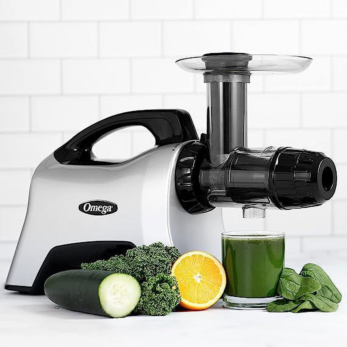 Silver Omega Juicer Juice Extractor Nutrition System 200-Watt P2548