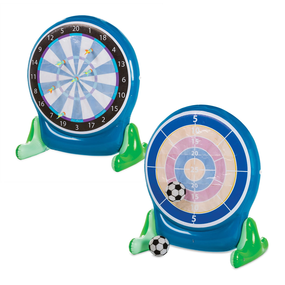 57-Inch Inflatable 2-in-1 Darts and Soccer Game Z437
