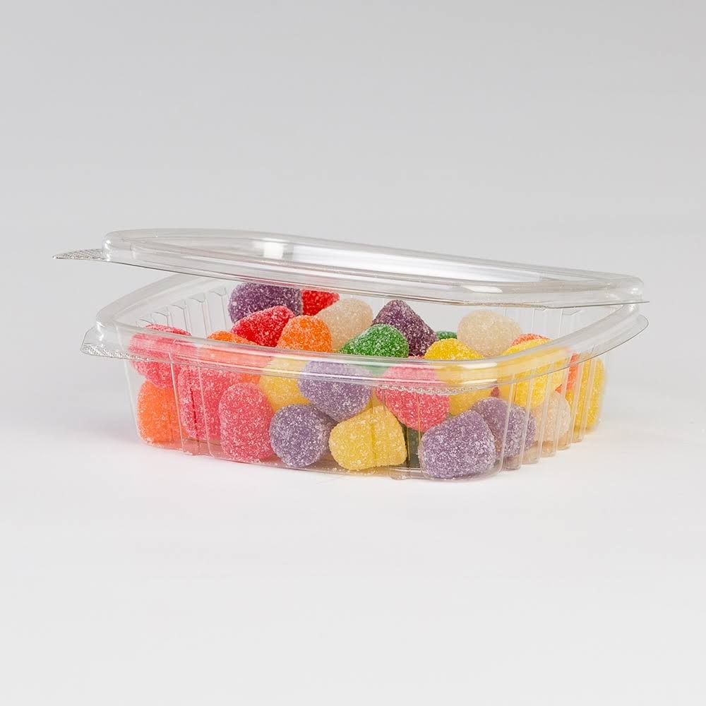 8 oz Clear RPET Plastic Rectangle Food Container R25007