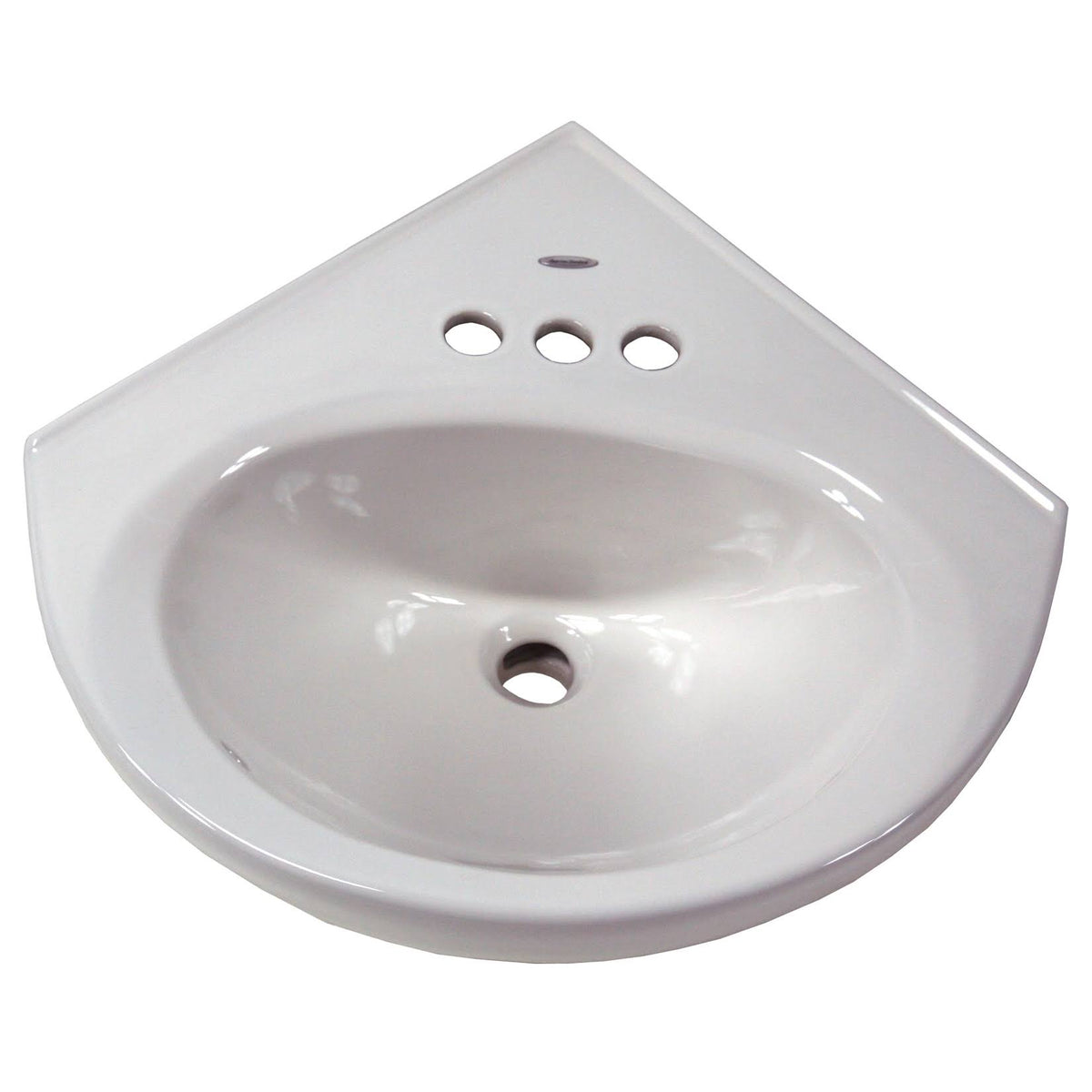 White Wall Mount Bathroom Sink U7040
